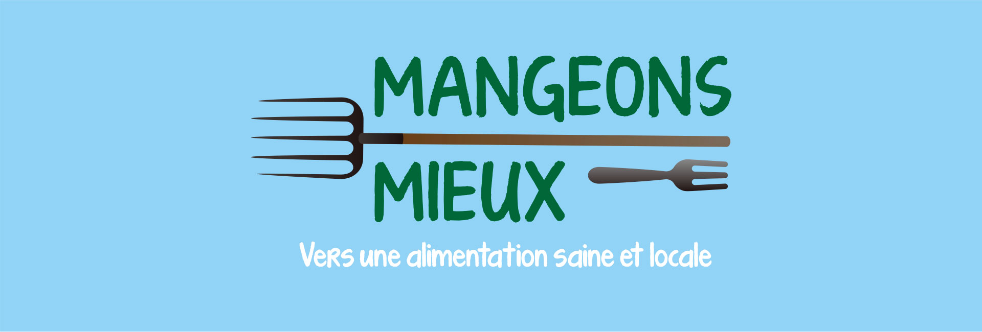 création logo collectif mangeons mieux