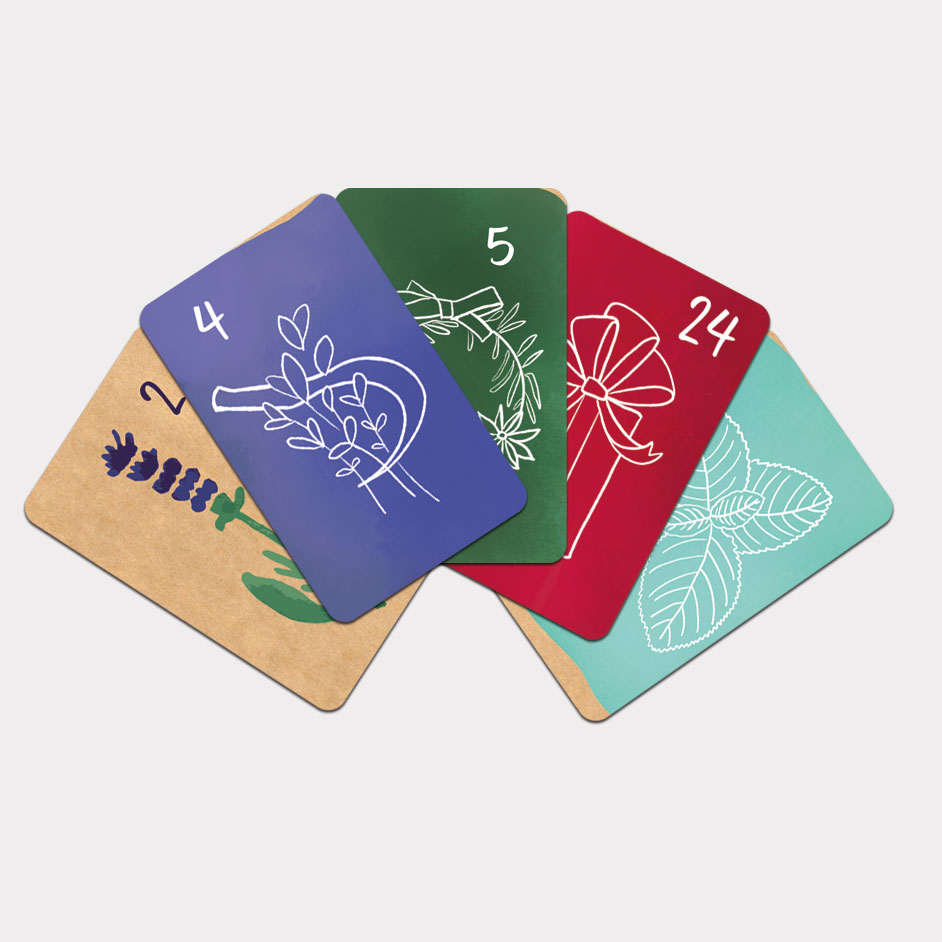 cartes d'herboristerie à conserver