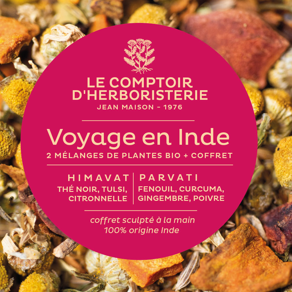 composition typographique pour coffret de plantes indiennes composition typographique pour coffret de plantes indiennes